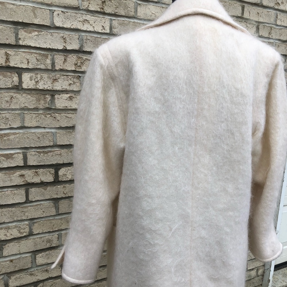 Cream wool Shacket - Picture 6 of 8
